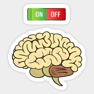 Brains included Sticker